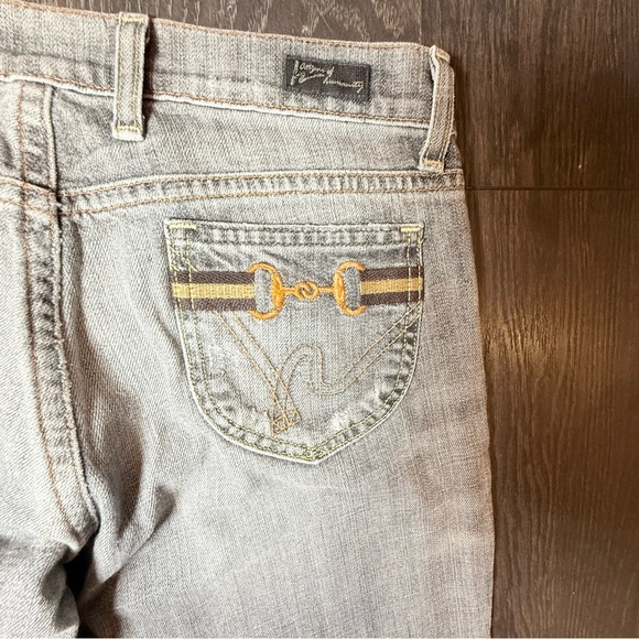 Citizens Of Humanity Gray Flare Wide Leg Jeans Size 27 - Picture 5 of 9